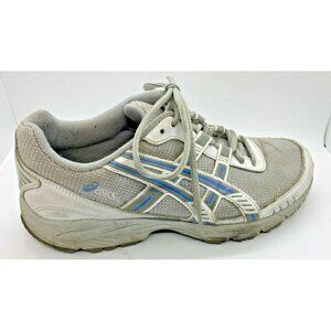 ASICS Gel  Womens Size 7.5  Walking Athletic Shoes White Blue QL670(B)
